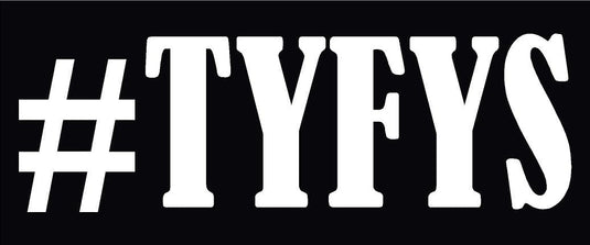 #TYFYS THANK YOU FOR YOUR SERVICE HELMET DECAL
