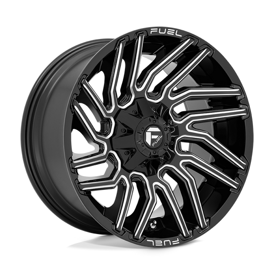 Fuel 1 Pc D773 Typhoon Gloss Black Milled