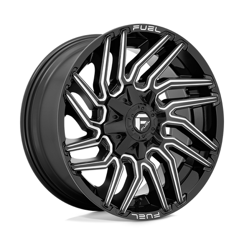 Fuel 1 Pc D773 Typhoon Gloss Black Milled