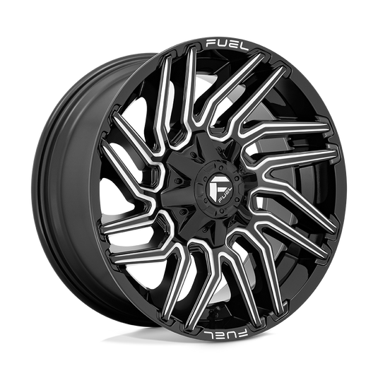 Fuel 1 Pc D773 Typhoon Gloss Black Milled