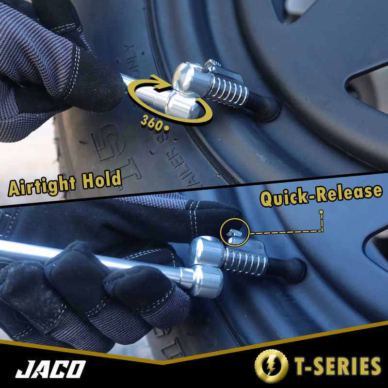 Load image into Gallery viewer, Lightning™ T-Series Tire Air Chuck | Open Flow, 1/4&quot; F-NPT
