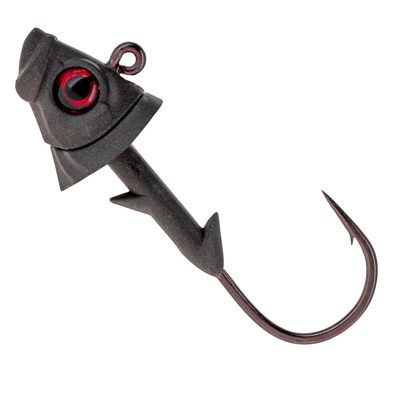 Load image into Gallery viewer, Reaction Tackle 97% Pure Tungsten Swimbait Jig with Realistic Fish Head- 5-PACK
