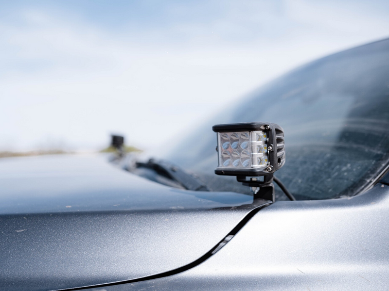 Load image into Gallery viewer, Low Profile Ditch Light Brackets Kit For 2016-2023 Toyota Tacoma
