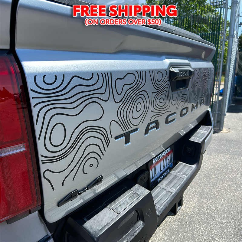 Load image into Gallery viewer, 2024+ Tacoma Tailgate Topo Decal
