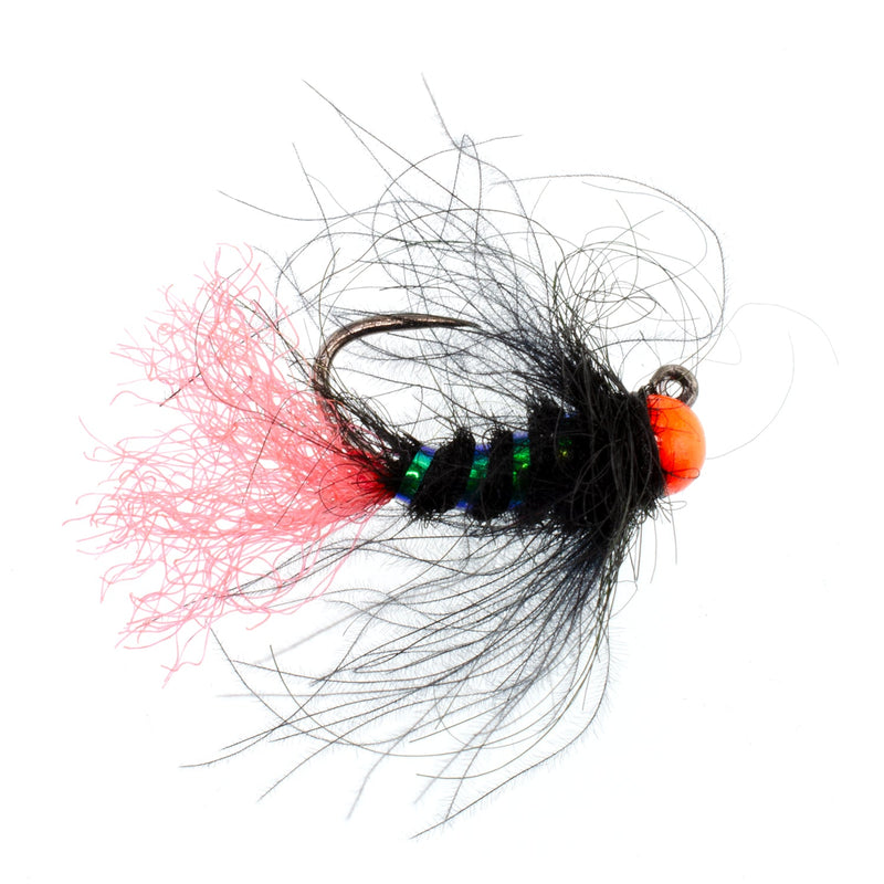 Load image into Gallery viewer, Tungsten Hot Bead Jig Tactical Blow Torch Czech Nymph Euro Nymphing Fly - 1 Dozen Flies Size 16
