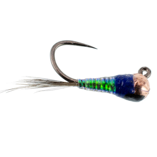 Tungsten Gasolina Perdigon Tactical Jig Euro Nymph 12 Flies Size 18