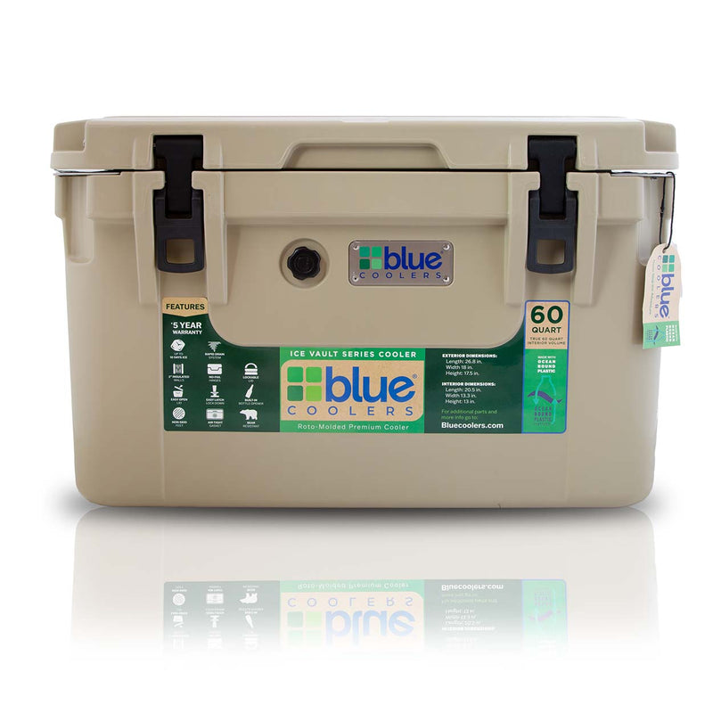 Load image into Gallery viewer, 60 Quart Ice Vault Roto-Molded Cooler
