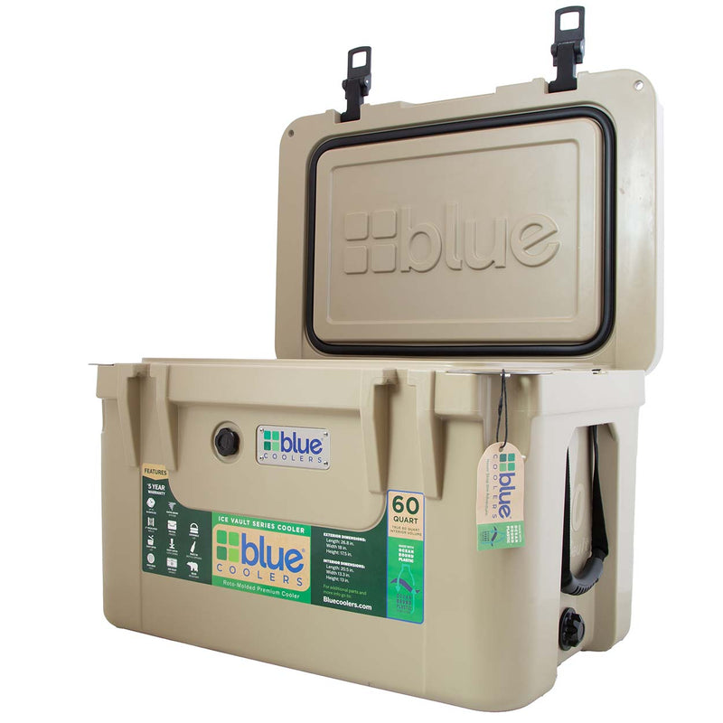 Load image into Gallery viewer, 60 Quart Ice Vault Roto-Molded Cooler
