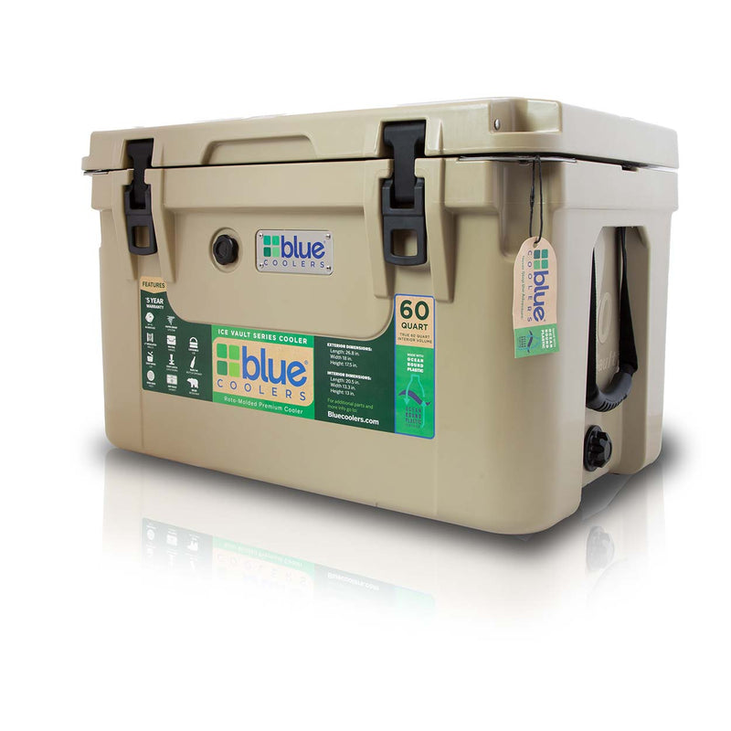 Load image into Gallery viewer, 60 Quart Ice Vault Roto-Molded Cooler
