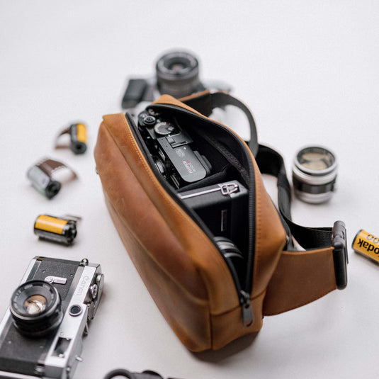 Legacy Camera Sling - 2L Leather