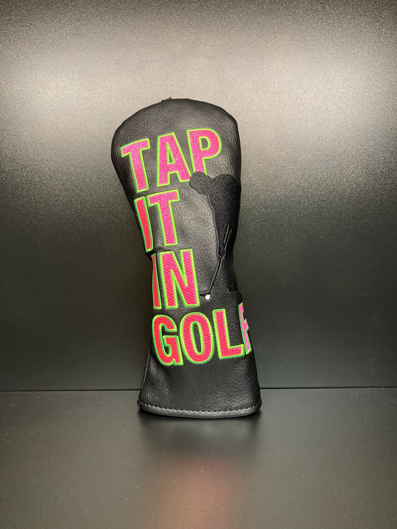 Load image into Gallery viewer, Tap It In! Silhouette Golfer Headcover
