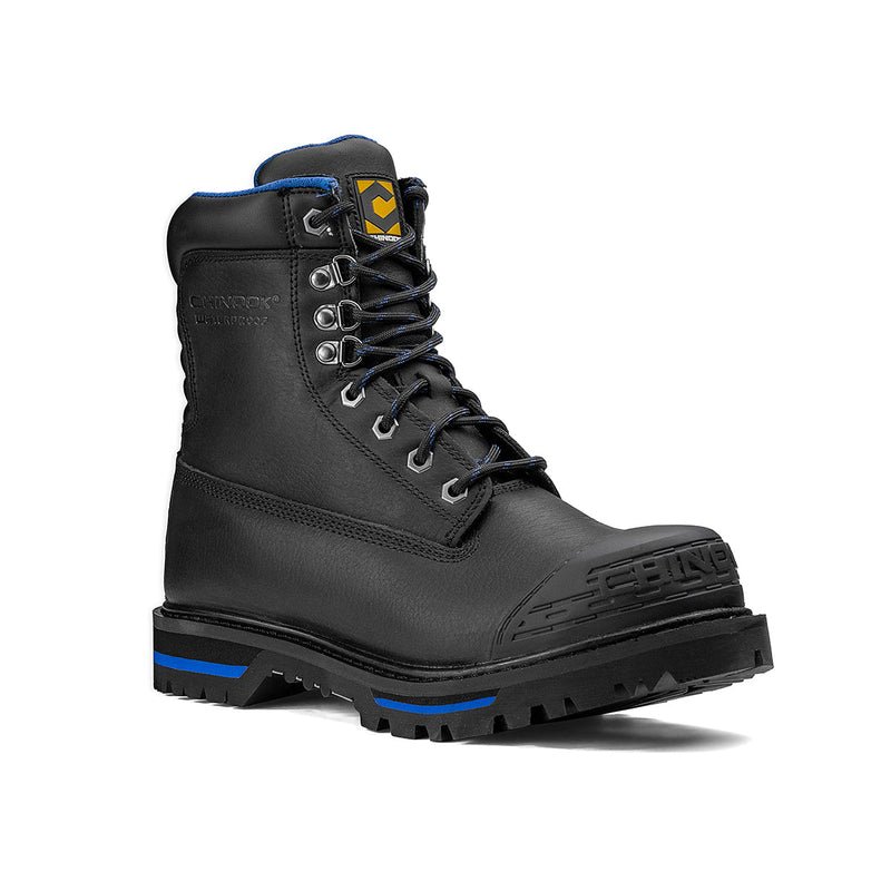 Load image into Gallery viewer, Tarantula 8" Steel Toe Men’s Waterproof Work Boot - Black
