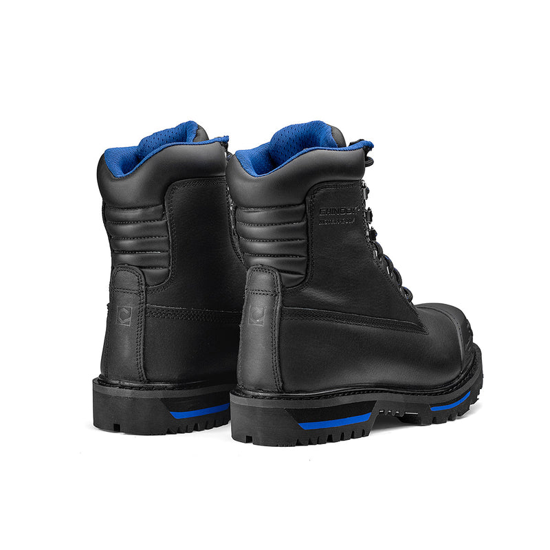 Load image into Gallery viewer, Tarantula 8" Steel Toe Men’s Waterproof Work Boot - Black
