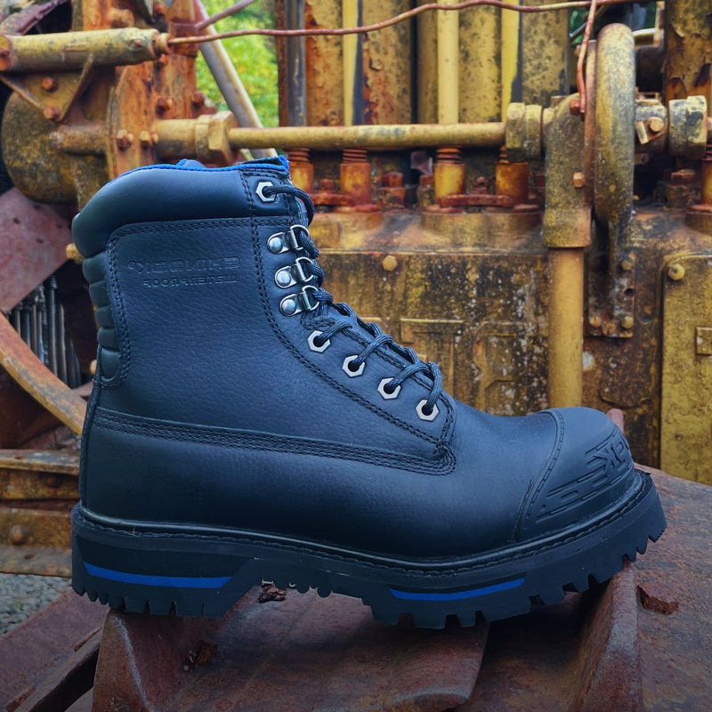 Load image into Gallery viewer, Tarantula 8" Steel Toe Men’s Waterproof Work Boot - Black
