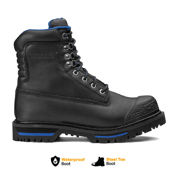 Load image into Gallery viewer, Tarantula 8" Steel Toe Men’s Waterproof Work Boot - Black
