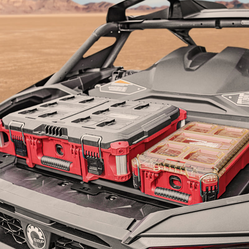 Load image into Gallery viewer, Can-Am Maverick R Milwaukee PACKOUT Bed Mount

