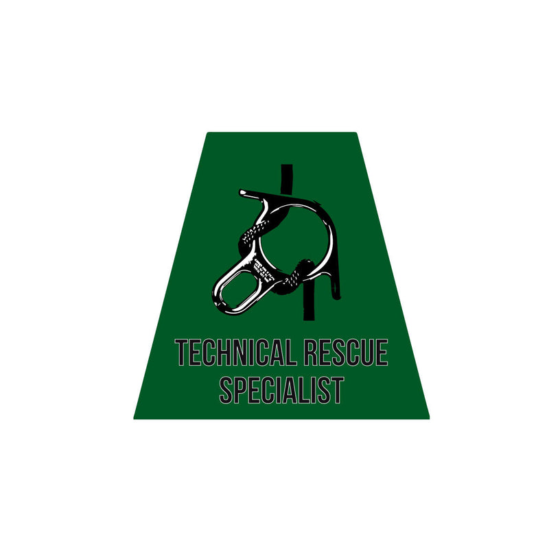 Load image into Gallery viewer, TECHNICAL RESCUE SPECIALIST REFLECTIVE HELMET (TET) TETRAHEDRON
