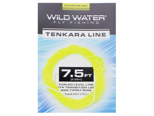 7.5' Chartreuse Furled Level Tenkara Line | Wild Water Fly Fishing - Skoutley Outdoors LLC