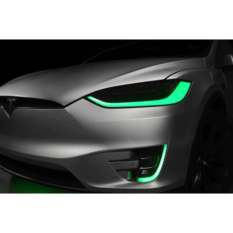 Load image into Gallery viewer, Tesla Model X Multicolor Flow DRL Boards (2016-2021)
