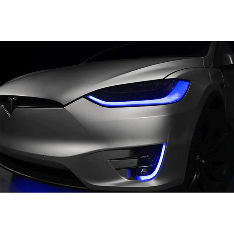 Load image into Gallery viewer, Tesla Model X Multicolor Flow DRL Boards (2016-2021)
