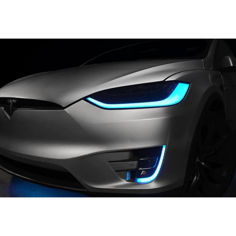 Load image into Gallery viewer, Tesla Model X Multicolor Flow DRL Boards (2016-2021)
