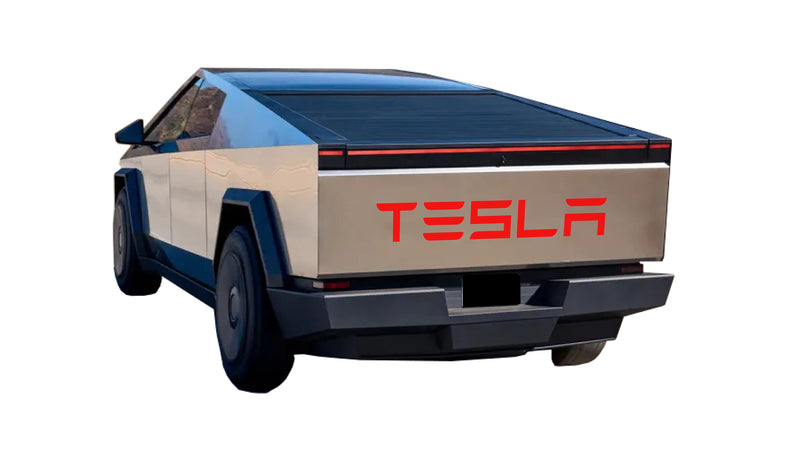 Load image into Gallery viewer, &quot;TESLA&quot; Tailgate Decals For The 2023-2026 Tesla Cybertruck
