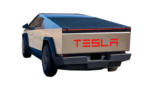 "TESLA" Tailgate Decals For The 2023-2026 Tesla Cybertruck