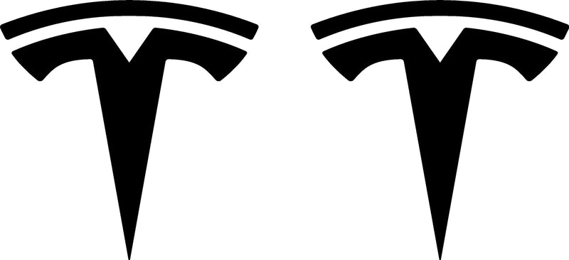 Load image into Gallery viewer, Tesla &quot;T&quot; Door Decals For The 2023-2026 Tesla Cybertruck (x2)
