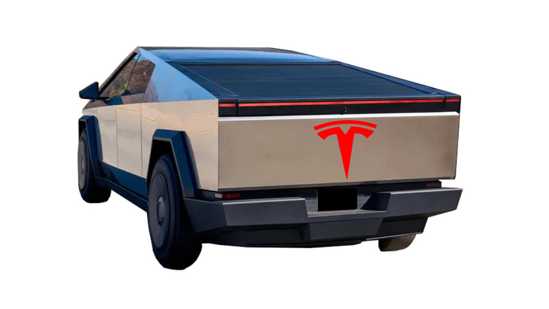 Load image into Gallery viewer, Tesla &quot;T&quot; Tailgate Decals For The 2023-2026 Tesla Cybertruck
