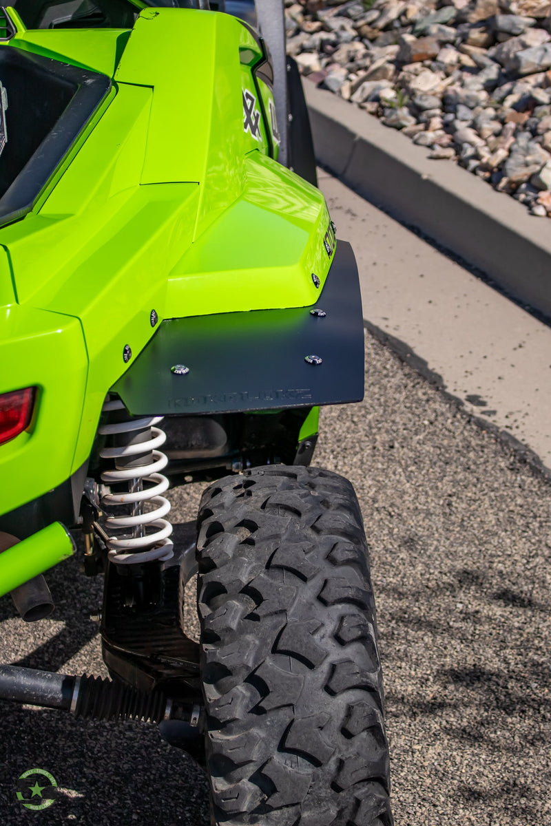 Load image into Gallery viewer, Arctic Cat WILDCAT XX 2018+ Fender Flare Extensions/Mud Flaps F&amp;R
