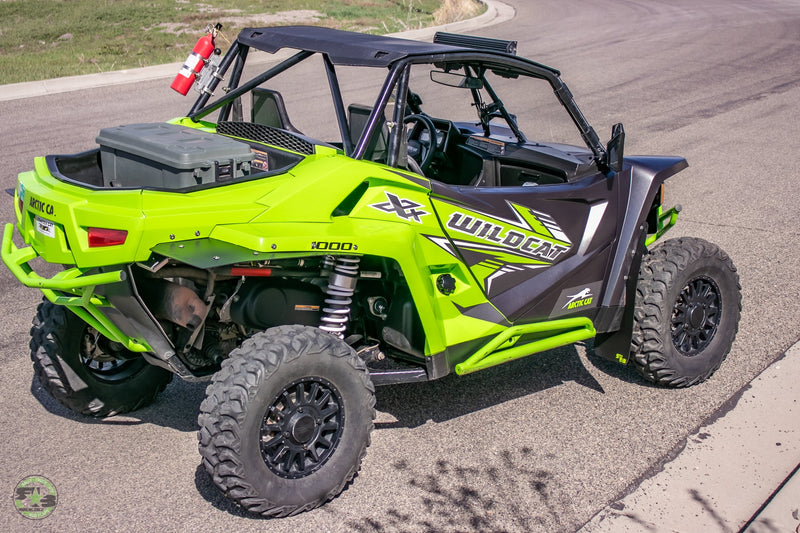 Load image into Gallery viewer, Arctic Cat WILDCAT XX 2018+ Fender Flare Extensions/Mud Flaps F&amp;R
