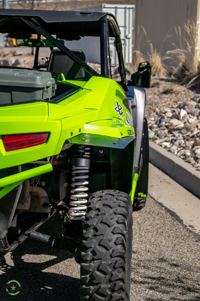 Load image into Gallery viewer, Arctic Cat WILDCAT XX 2018+ Fender Flare Extensions/Mud Flaps F&amp;R
