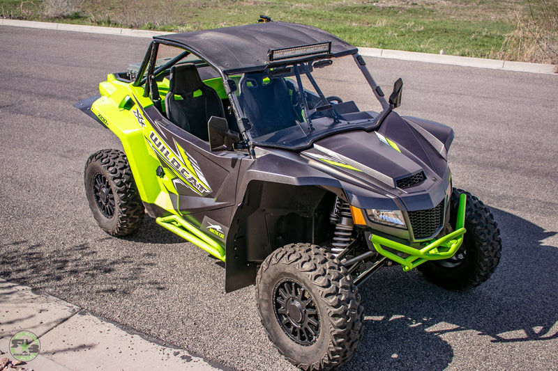 Load image into Gallery viewer, Arctic Cat WILDCAT XX 2018+ Fender Flare Extensions/Mud Flaps F&amp;R
