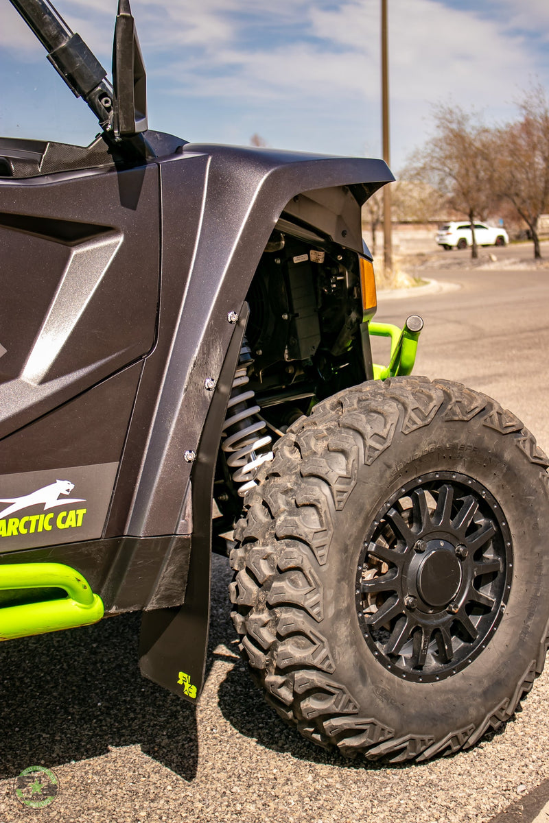 Load image into Gallery viewer, Arctic Cat WILDCAT XX 2018+ Fender Flare Extensions/Mud Flaps F&amp;R
