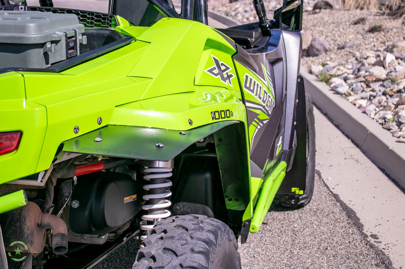 Load image into Gallery viewer, Arctic Cat WILDCAT XX 2018+ Fender Flare Extensions/Mud Flaps F&amp;R
