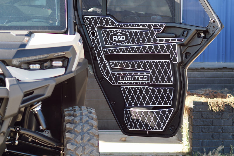 Load image into Gallery viewer, Can-Am Defender HD10 ’22-’26 &amp; HD11 Limited ’26 4 Seater EVA Door Panels- Black/White
