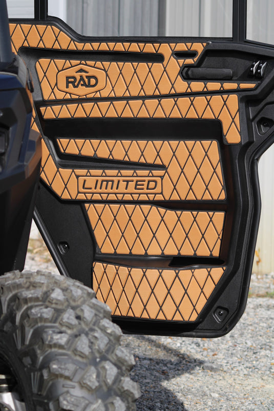 Can-Am Defender HD11 Lone Star Edition ’26 2 Seater EVA Door Panels- Light Brown/Black