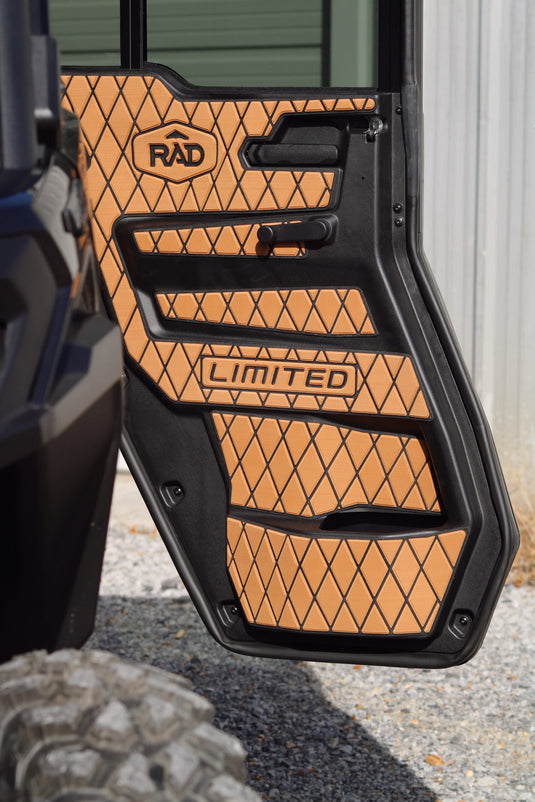 Can-Am Defender HD10 ’22-’26 & HD11 Limited ’26 4 Seater EVA Door Panels- Light Brown/Black