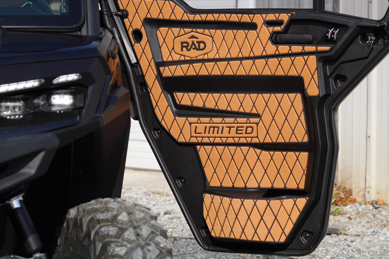 Load image into Gallery viewer, Can-Am Defender HD10 ’22-’26 &amp; HD11 Limited ’26 4 Seater EVA Door Panels- Light Brown/Black
