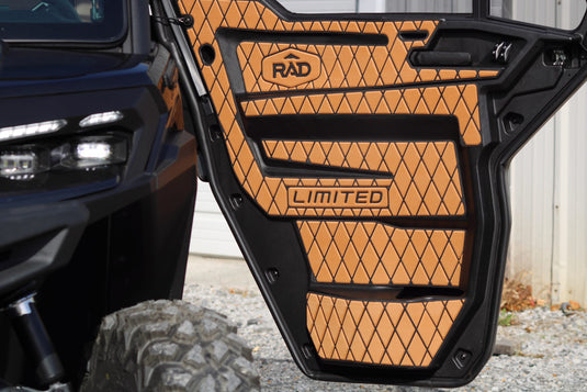Can-Am Defender HD10 ’22-’26 & HD11 Limited ’26 4 Seater EVA Door Panels- Light Brown/Black