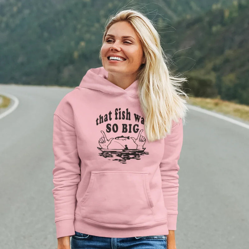 Load image into Gallery viewer, That Fish Was So Big Unisex Hoodie
