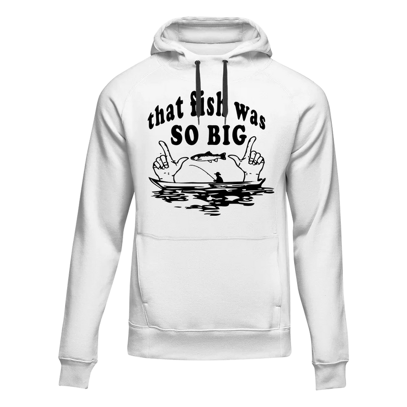 Load image into Gallery viewer, That Fish Was So Big Unisex Hoodie
