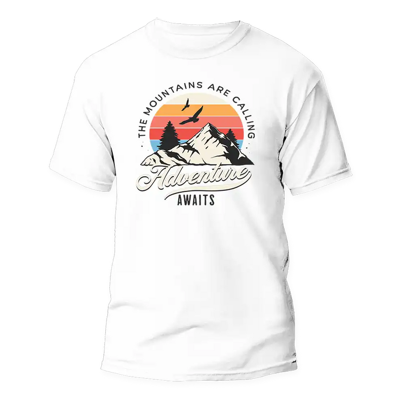 Load image into Gallery viewer, The Mountains Are Calling Man T-Shirt
