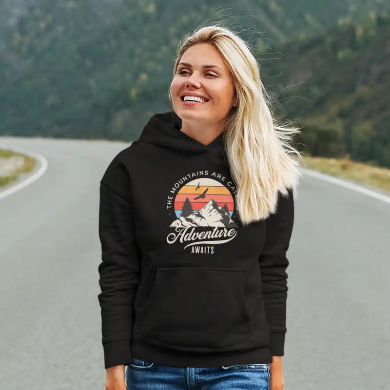 Load image into Gallery viewer, The Mountains Are Calling Unisex Hoodie
