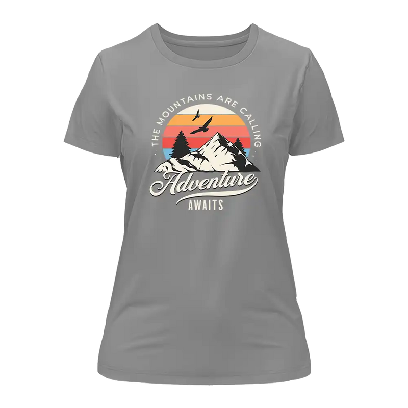 Load image into Gallery viewer, The Mountains Are Calling T-Shirt for Women
