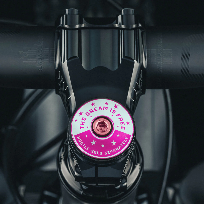Load image into Gallery viewer, The Dream Is Free Bicycle Headset Cap
