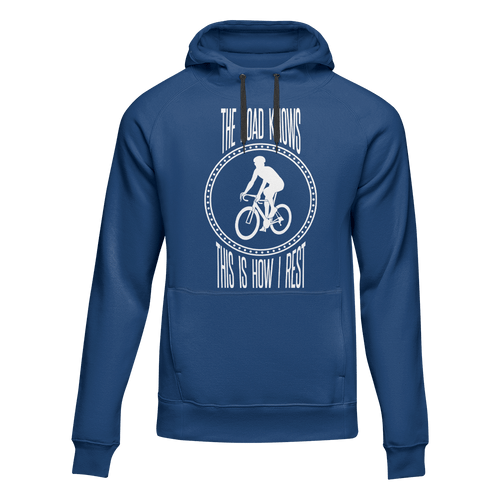 The Road Knows This Is How I Rest Adult Fleece Hooded Sweatshirt