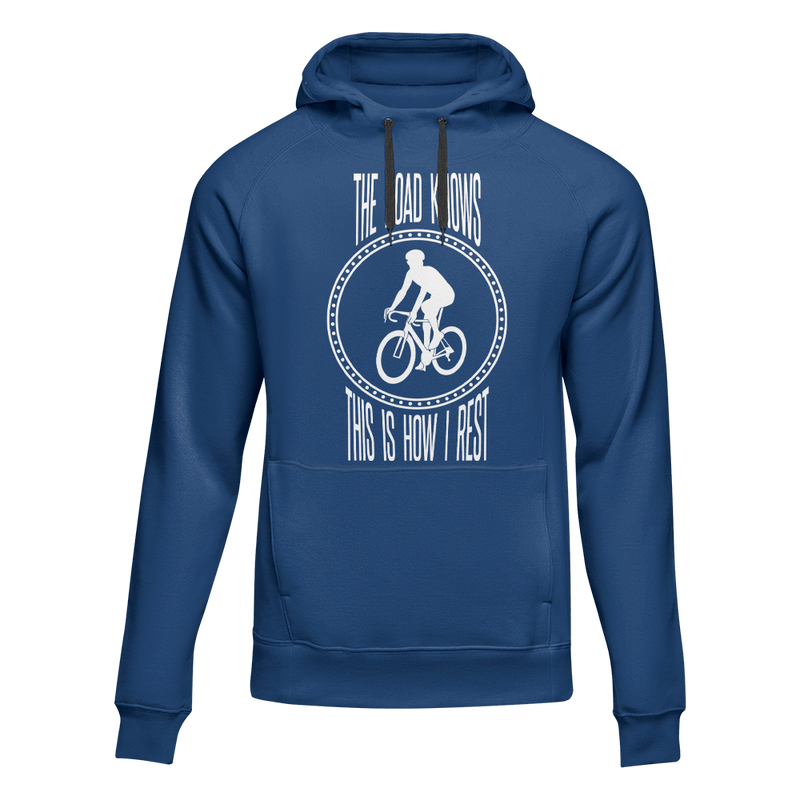 Load image into Gallery viewer, The Road Knows This Is How I Rest Adult Fleece Hooded Sweatshirt
