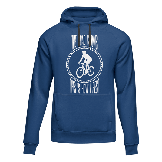 The Road Knows This Is How I Rest Adult Fleece Hooded Sweatshirt