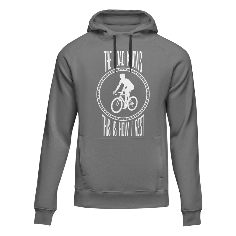 Load image into Gallery viewer, The Road Knows This Is How I Rest Adult Fleece Hooded Sweatshirt
